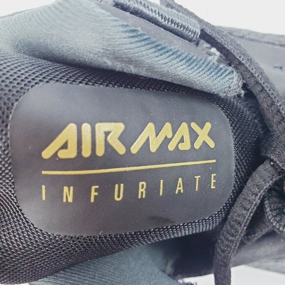 Nike Air Max Infuriate 2 Mid AA7066-002 Basketball Shoes Men\'s Size 10 Black EUC main image 10